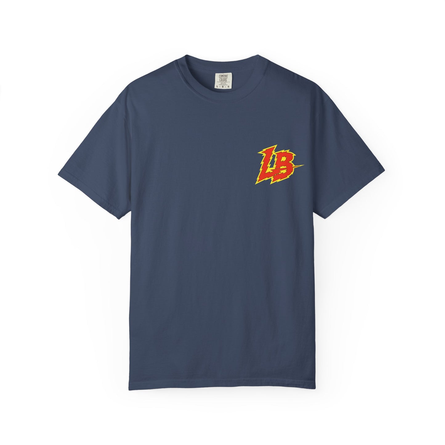 Graphic T-Shirt — 'World Famous' Retro Sign Back Print with LB Chest Logo "UTILITY"