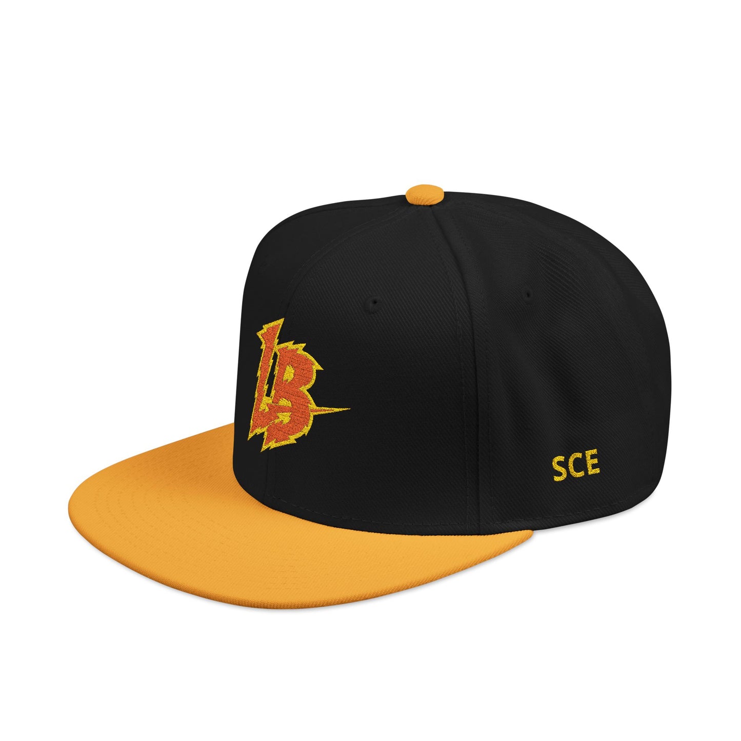 Embroidered 'LB' Snapback Hat