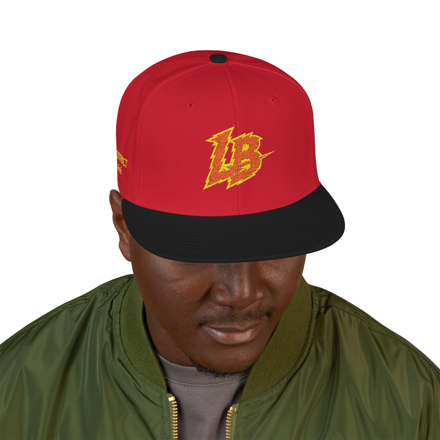 Embroidered 'LB' Snapback Hat