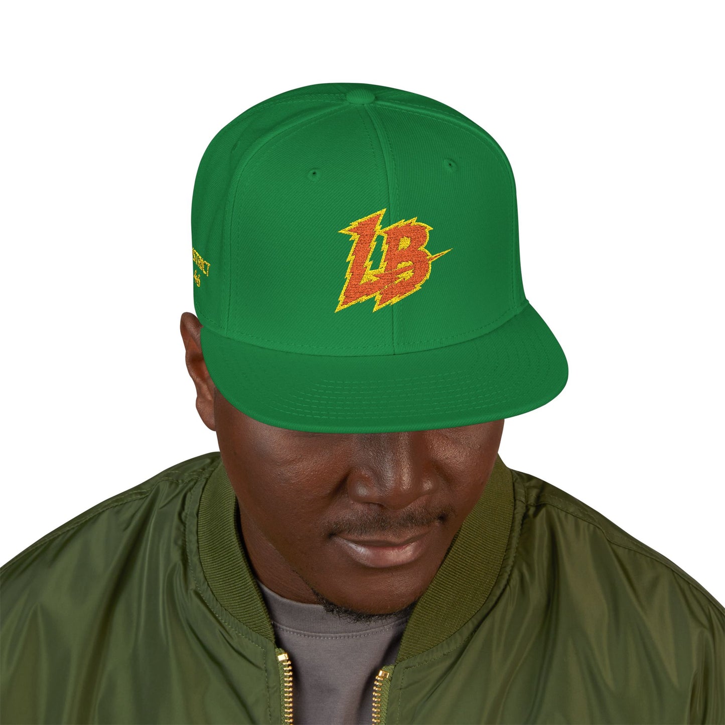 Embroidered 'LB' Snapback Hat
