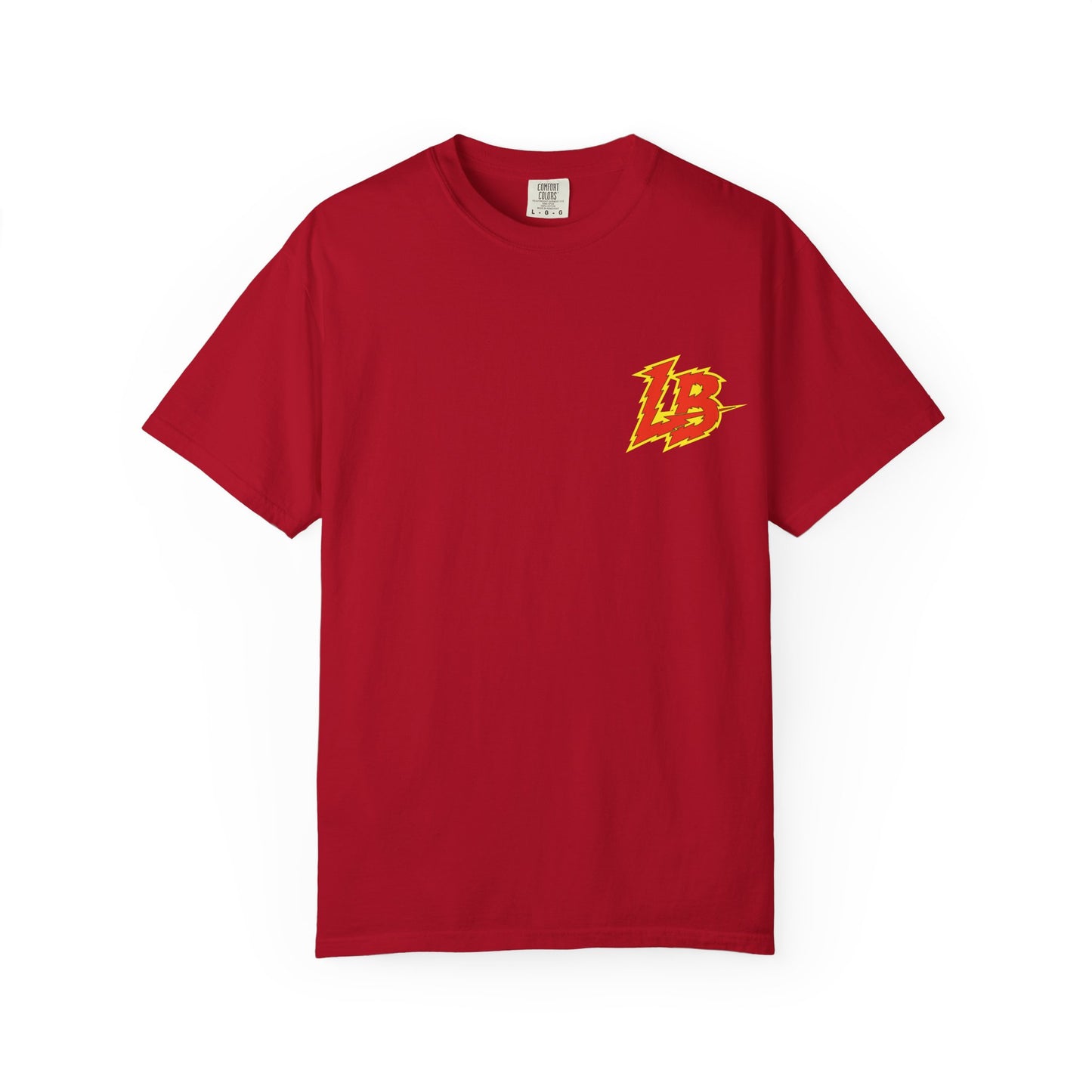 Graphic T-Shirt — 'World Famous' Retro Sign Back Print with LB Chest Logo "UTILITY"