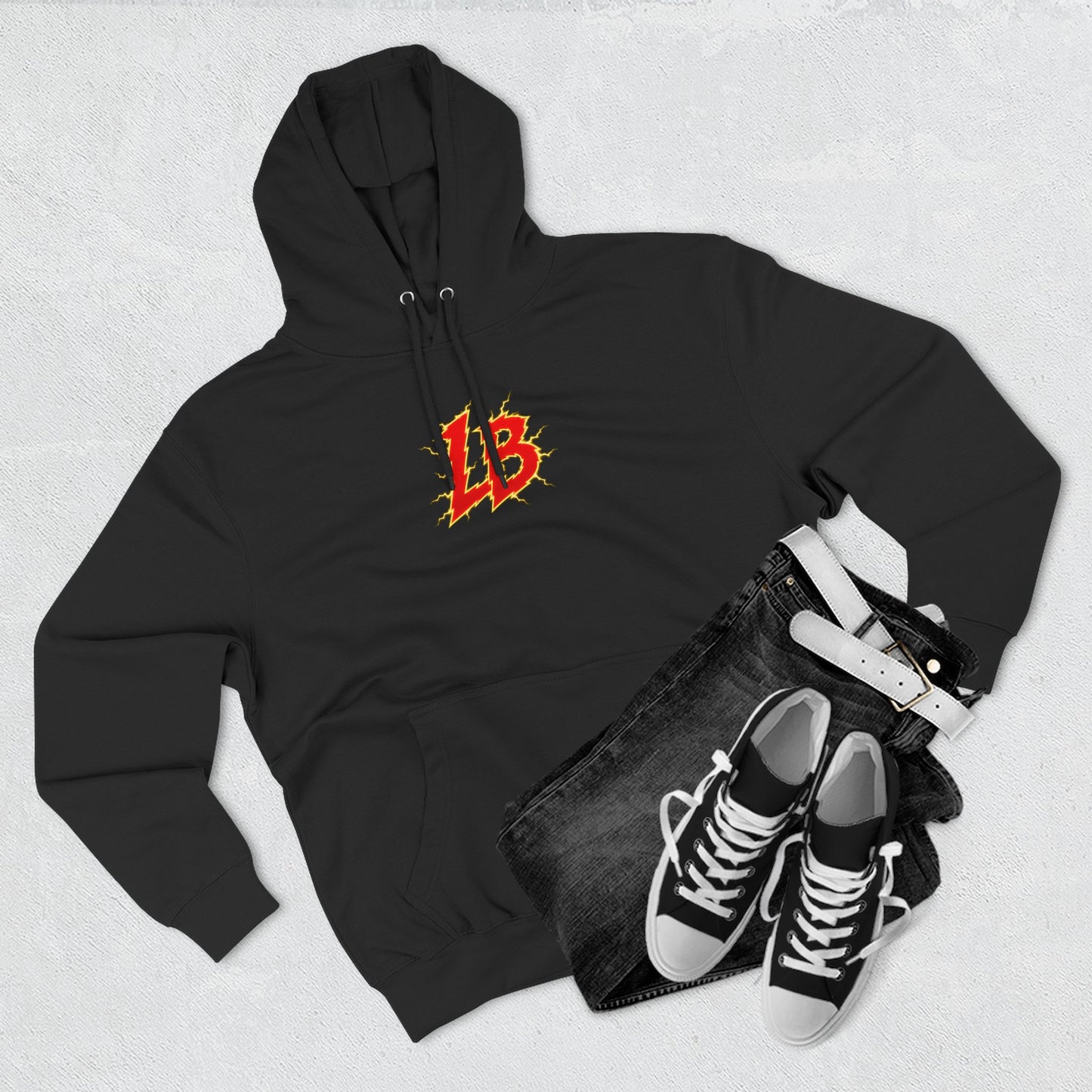 Vintage Diner Graphic Hoodie — 'World Famous' VIP Sign Retro Fleece
