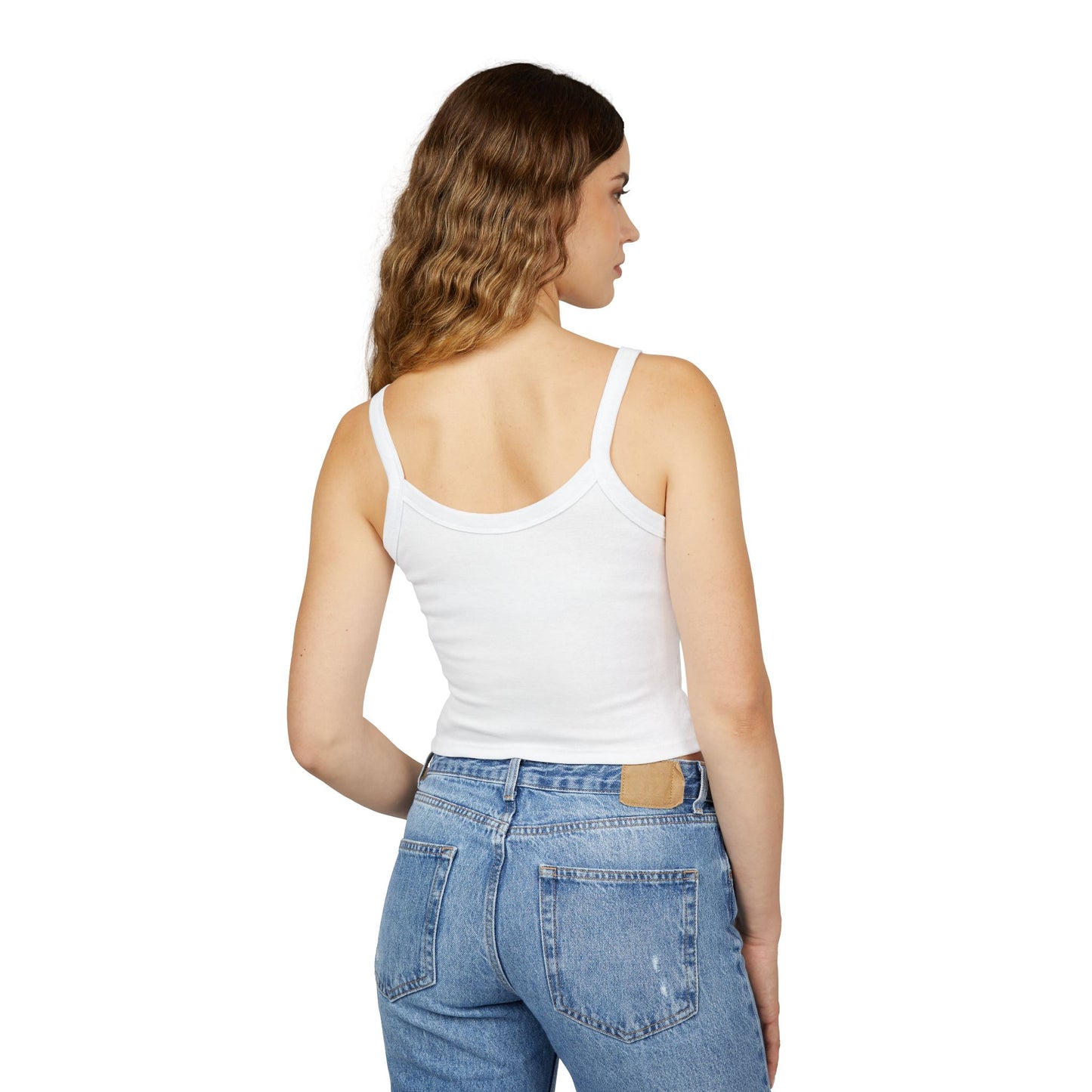OTJ Racing Logo Spaghetti Strap Tank Top - Women's Racing Crop Tank