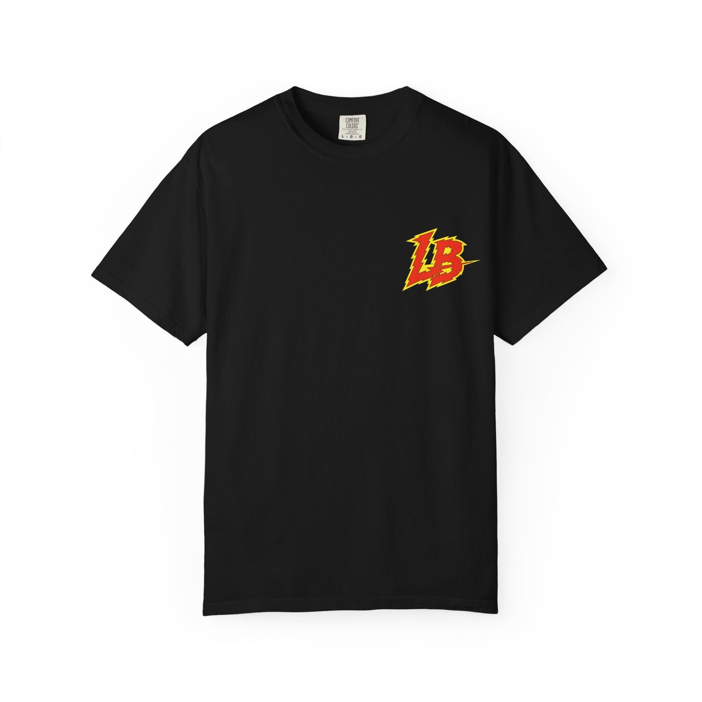 Graphic T-Shirt — 'World Famous' Retro Sign Back Print with LB Chest Logo "UTILITY"