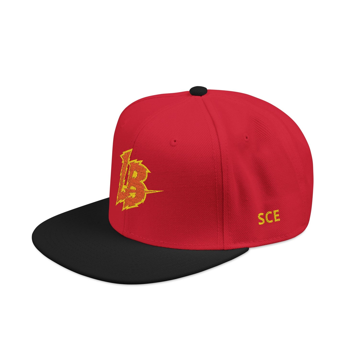 Embroidered 'LB' Snapback Hat
