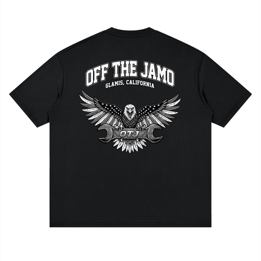 OTJ Eagle Drop Shoulder Tee