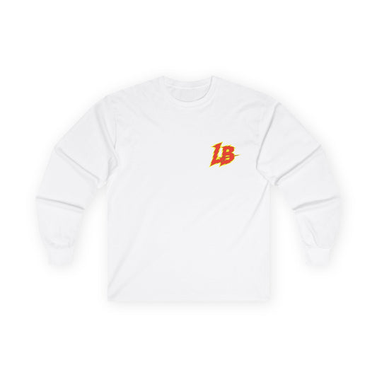 Long Sleeve Tee - 'V.I.P. World Famous' Retro Mascot Pocket Graphic
