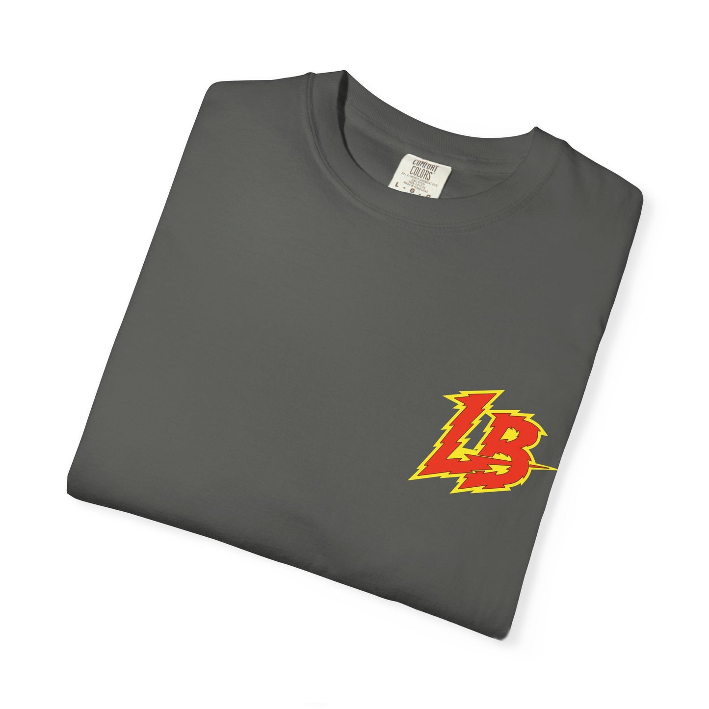 Graphic T-Shirt — 'World Famous' Retro Sign Back Print with LB Chest Logo "UTILITY"