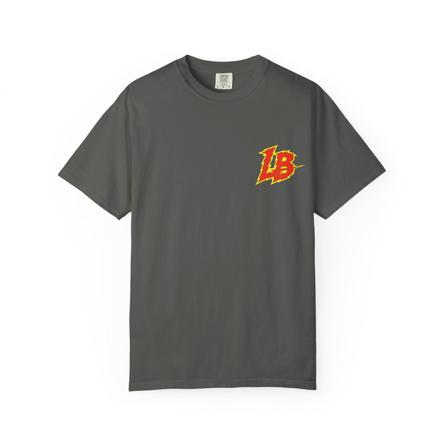 Graphic T-Shirt — 'World Famous' Retro Sign Back Print with LB Chest Logo "UTILITY"