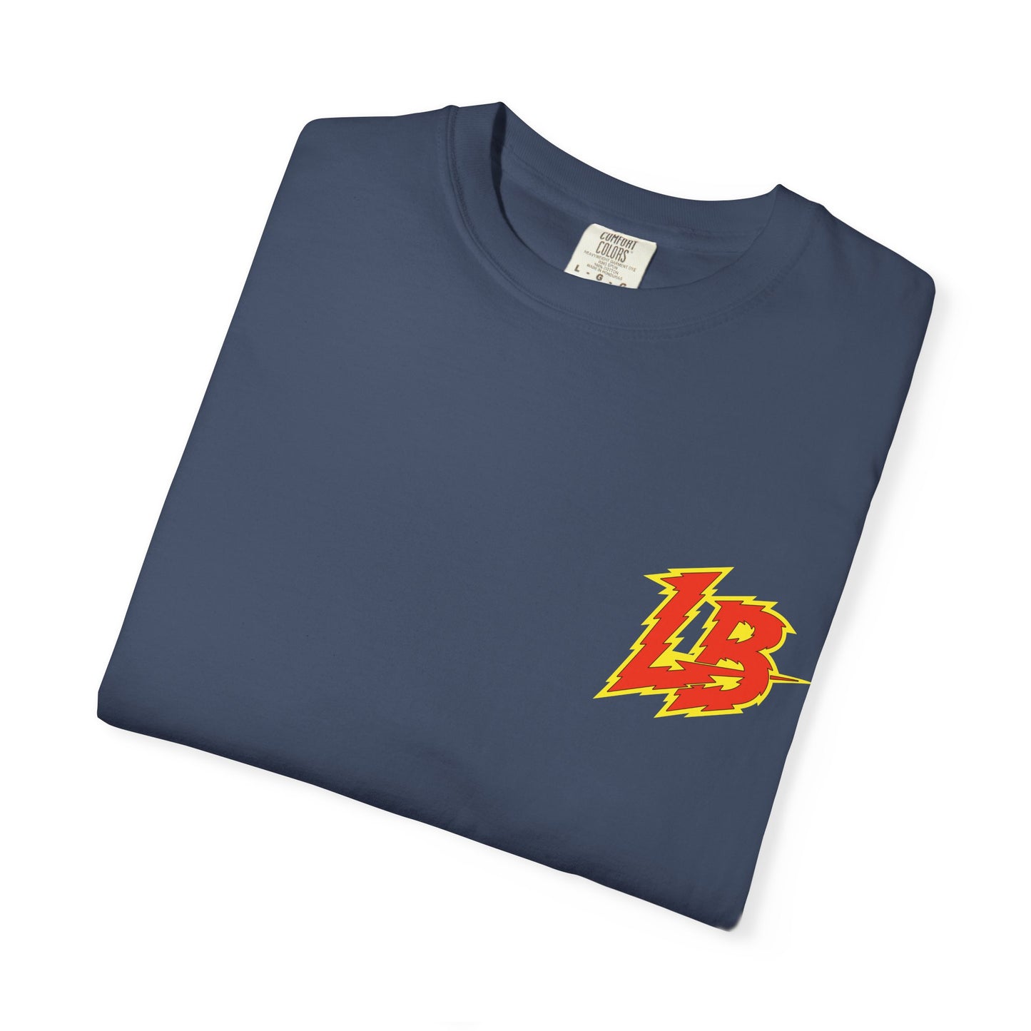 Graphic T-Shirt — 'World Famous' Retro Sign Back Print with LB Chest Logo "UTILITY"