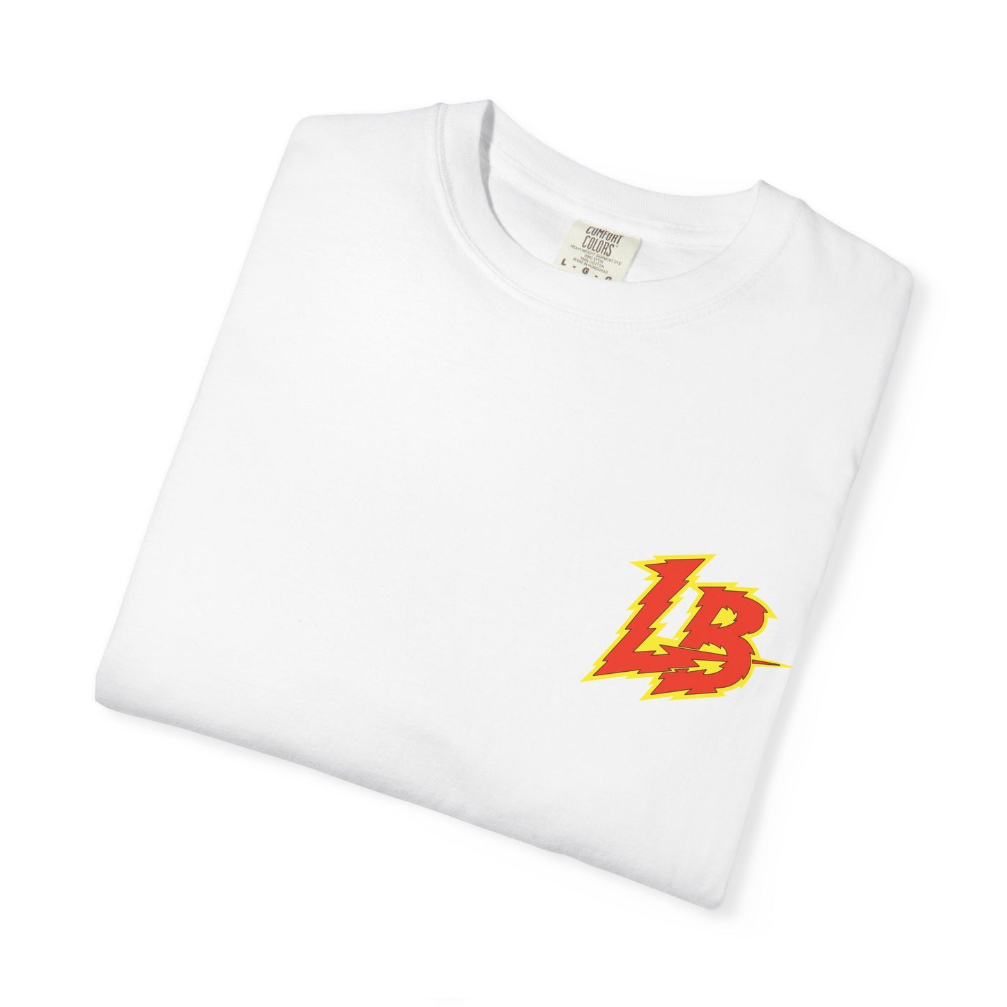 Graphic T-Shirt — 'World Famous' Retro Sign Back Print with LB Chest Logo "UTILITY"