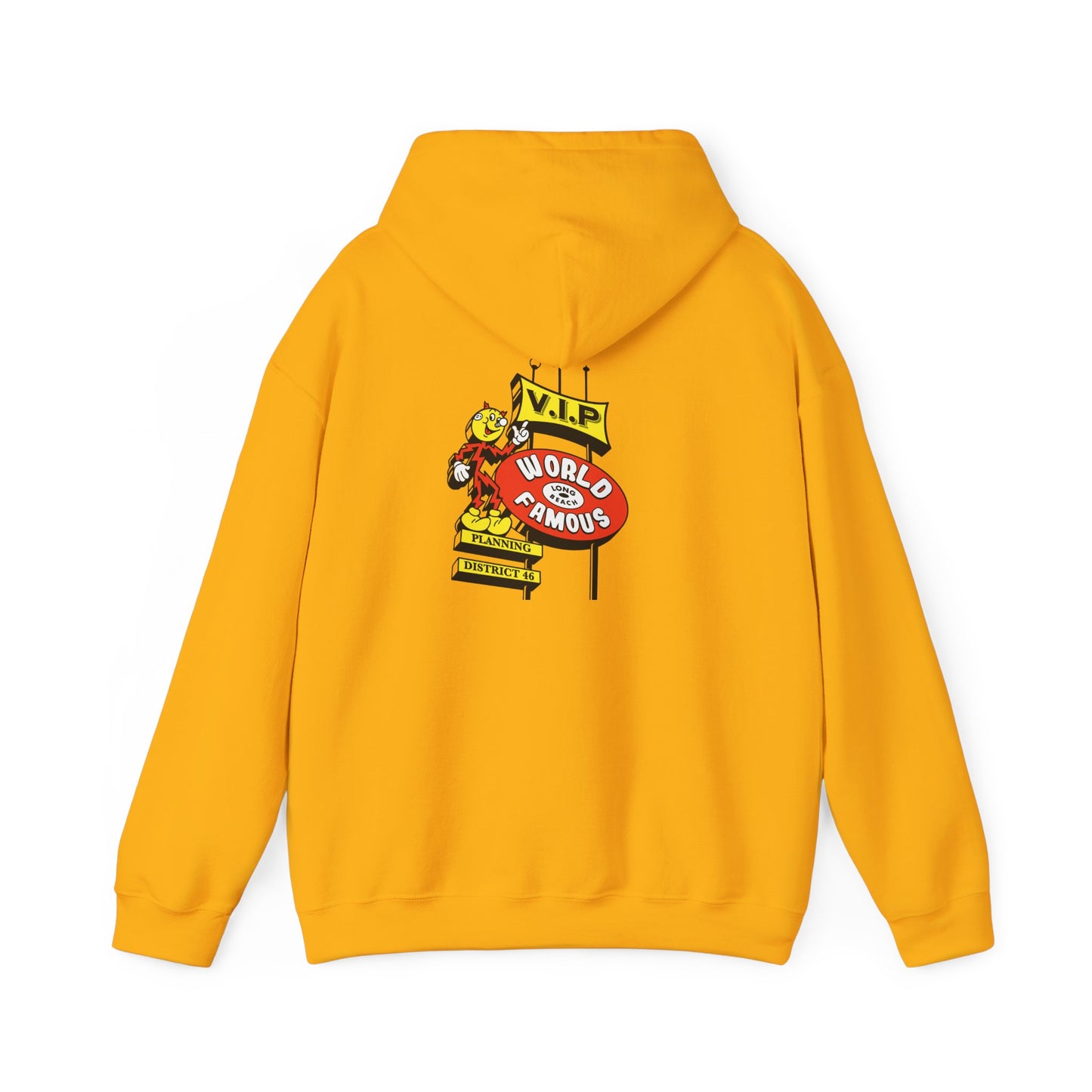 LB Lightning Logo Hoodie — Retro Flame Graphic Pullover