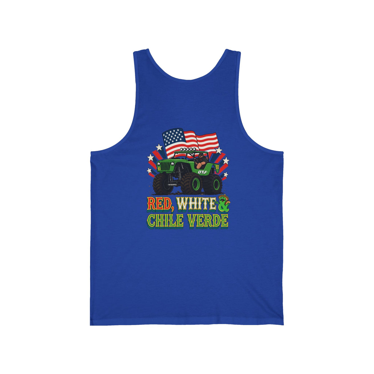 Red, White & Chile Verde Tank Top