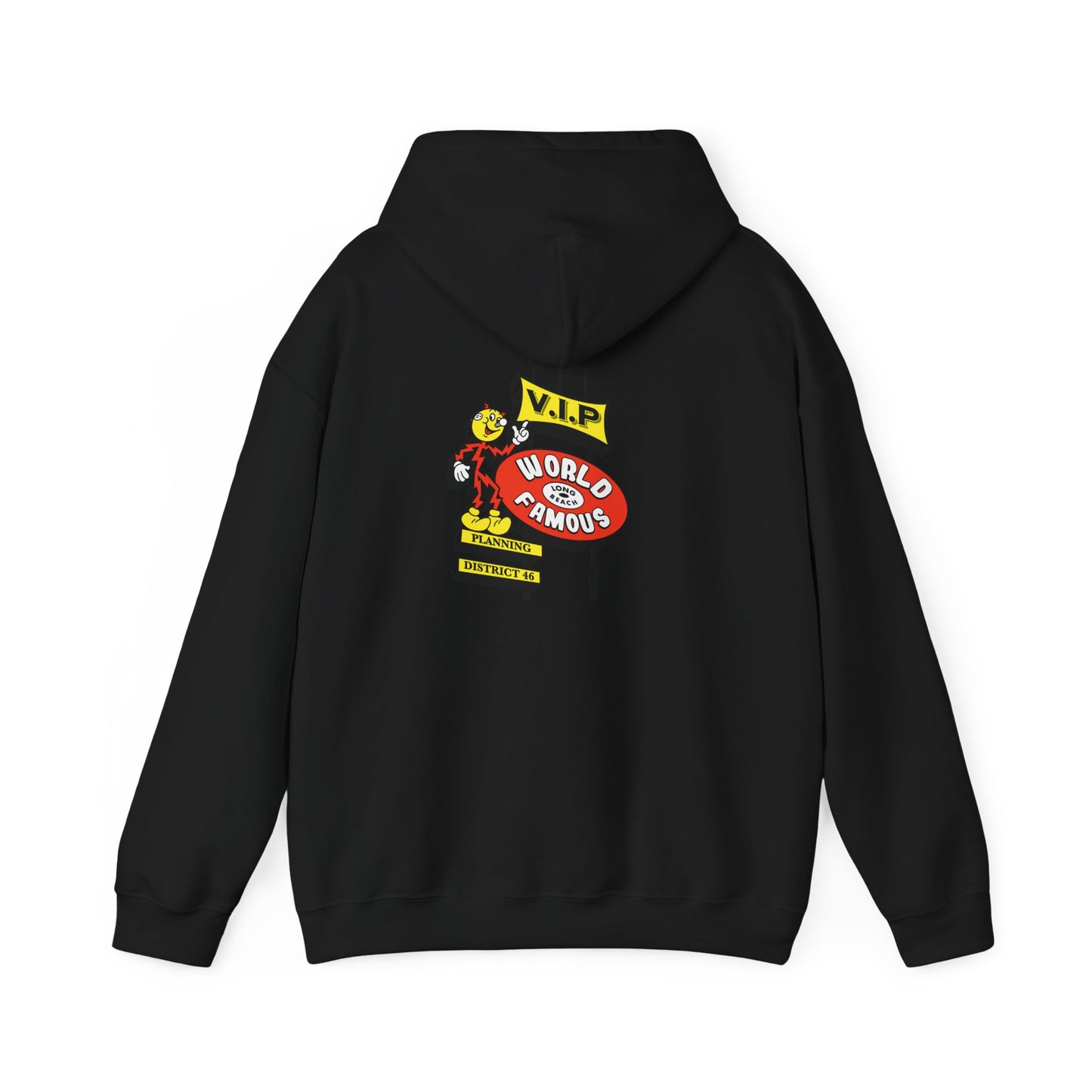LB Lightning Logo Hoodie — Retro Flame Graphic Pullover