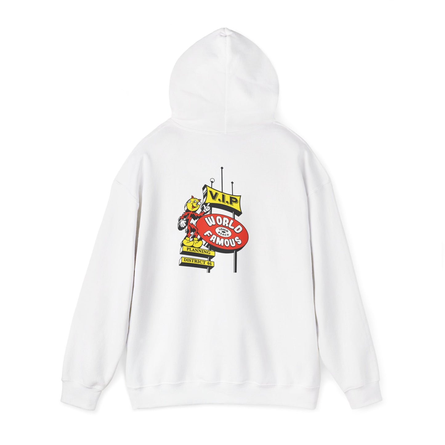 LB Lightning Logo Hoodie — Retro Flame Graphic Pullover