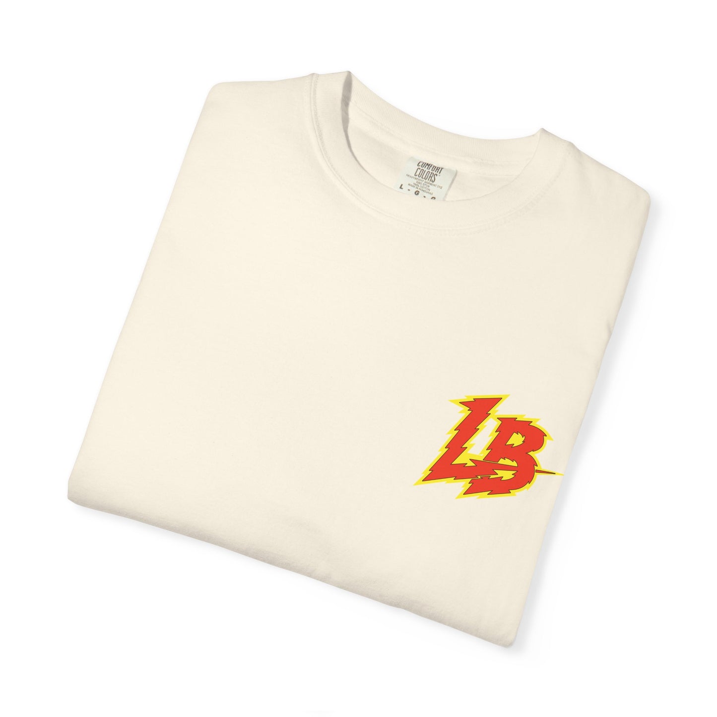 Graphic T-Shirt — 'World Famous' Retro Sign Back Print with LB Chest Logo "UTILITY"