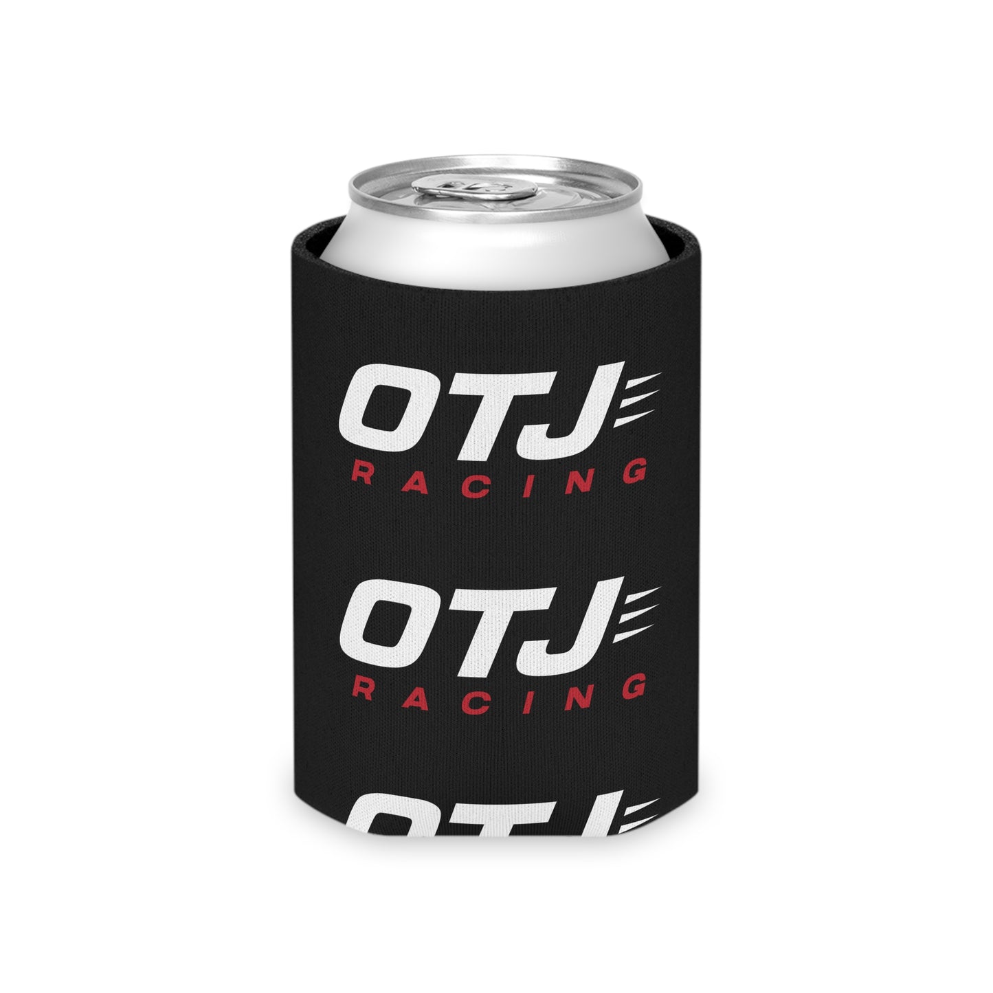 Can Cooler — OTJ Racing Logo Neoprene Beer Koozie